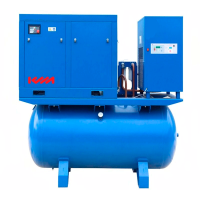 Винтовой компрессор KraftMachine КМ11-10рВ-500/О, IP54