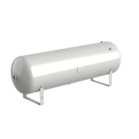 Ресивер горизонтальный DNT Р 250-16.457-3 (из нержавеющей стали)