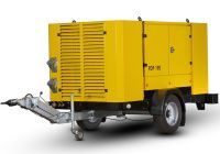 Винтовой компрессор Atmos PDP 190-8,6 (на шасси, рег. высота, с тормозами)