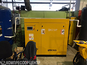 Винтовой компрессор "Berg" ВК-75/10 Р для ООО "Глобал Гласс"