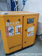 Проект - Винтовой компрессор Berg ВК-5.5/8 Р, рефрижераторный осушитель BERG ОВ-5,5 и вертикальный ресивер Remeza РВ 270.11.02 для ИП Джабанишвили